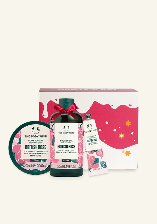 XMAS GIFT 9: ONE SHOWER GEL 250ML + ONE BODY YOUGURT 200ML + HAND CREAM 30ML FREE ONE BOX 1 LIMITED COLOUR GIFT BOX 					