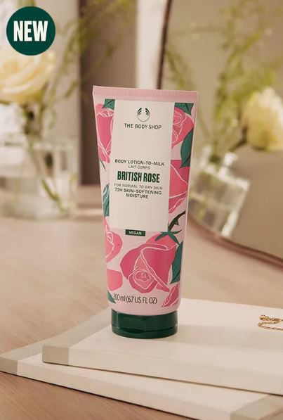 British Rose Lotion-to-Milk 200ml