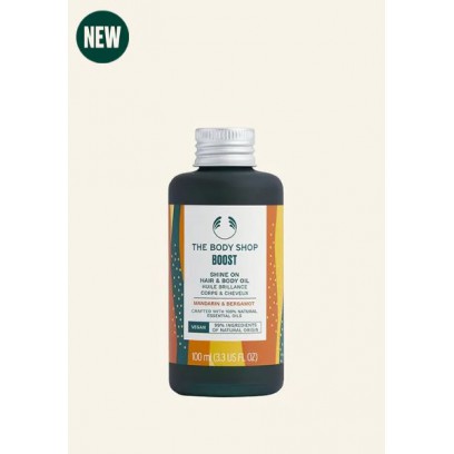 Boost Shine On Hair & Body Oil