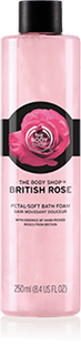 British Rose Petal-Soft Bath Foam