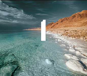 Dead sea landscape